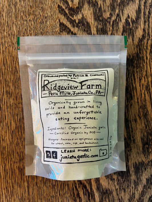 Organic Juniata Garlic Powder